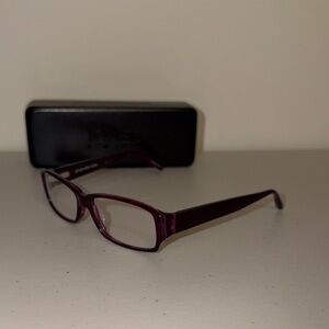 Jones New York  731 Burgundy Glasses